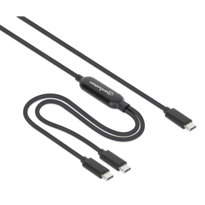 EAN 766623355810 - Manhattan 355810 cable USB 2 m USB C 2 x USB C Negro imagen 3