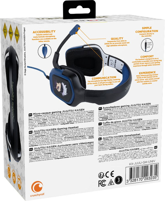 EAN 3328170293235 - Konix KX JUJUTSU GAMING HEADSET Auriculares Alámbrico Diadema Juego Negro, Azul imagen 11