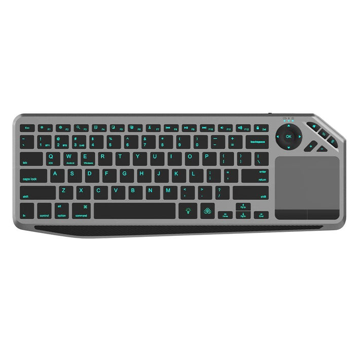 EAN 8059018365375 - Techly ICTB9801TB teclado Universal RF Wireless + Bluetooth QWERTY Inglés de EE. UU. Negro imagen 1