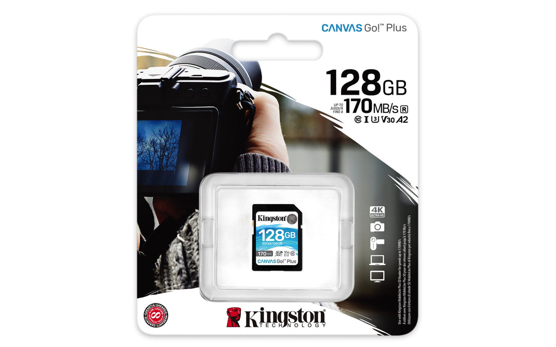 EAN 740617301458 - Kingston Technology Canvas Go! Plus SD Clase 10 imagen 3