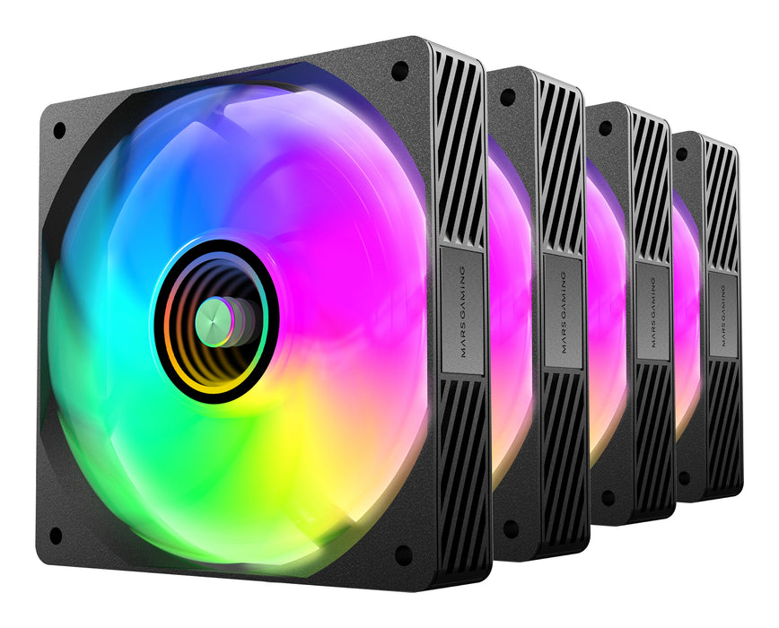 EAN 8435693109983 - Mars Gaming MFSI4KIT sistema de refrigeración para ordenador Carcasa del ordenador Ventilador 12 cm Negro imagen 4