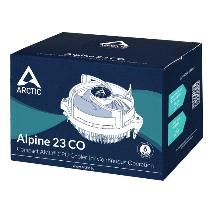 EAN 4895213702836 - ARCTIC Alpine 23 CO Procesador Refrigerador de aire 9 cm Aluminio, Negro 1 pieza(s) imagen 7