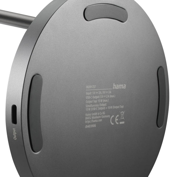 EAN 4047443536730 - Hama 00201737 cargador de dispositivo móvil Auriculares, Smartphone Negro USB Cargador inalámbrico Carga  imagen 5