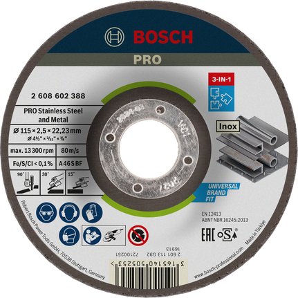 EAN 3165140505253 - Bosch 2 608 602 388 accesorio para amoladora angular Corte del disco imagen 1
