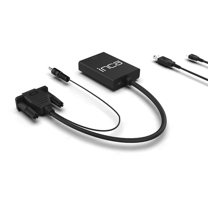 EAN 8697980469488 - Inca IVTH-02 adaptador de cable de vídeo 0,2 m HDMI tipo A (Estándar) VGA (D-Sub) Blanco imagen 5