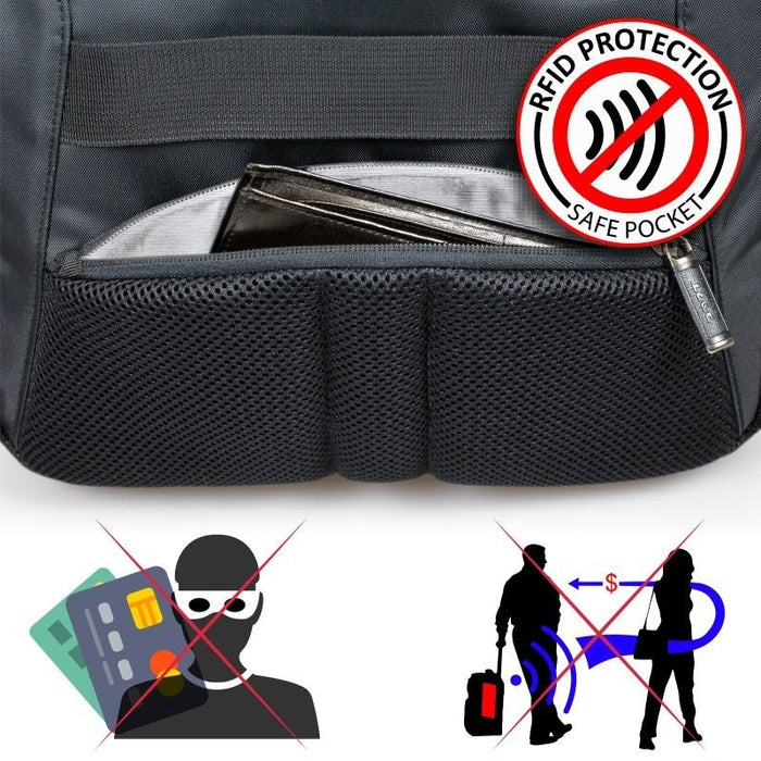 EAN 3567041704009 - Port Designs Melbourne mochila Mochila informal Negro Poliéster imagen 4