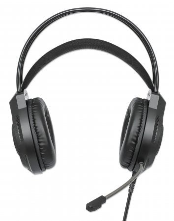 EAN 766623180696 - Manhattan 180696 auricular y casco Auriculares Alámbrico Diadema Juego USB tipo A Negro imagen 2