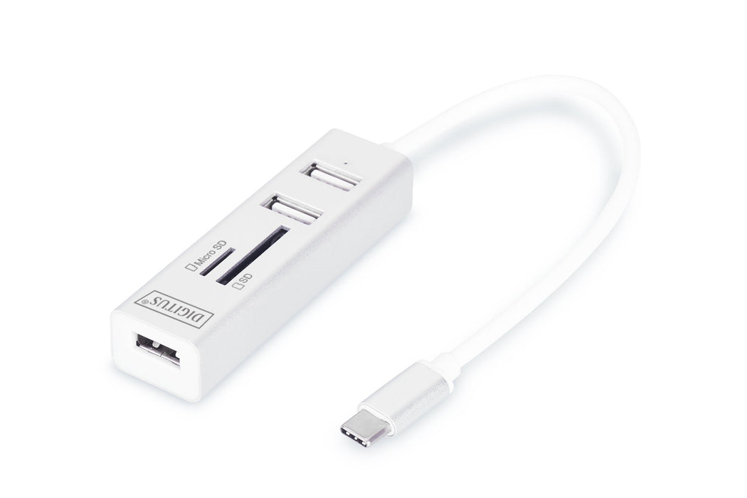 EAN 4016032425830 - Digitus DA-70243 lector de tarjeta USB 2.0 Blanco imagen 1