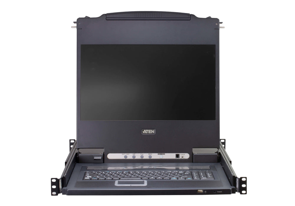 EAN 4719264642456 - ATEN CL5716M consola de rack 43,2 cm (17") 1280 x 1024 Pixeles Metal, Plástico Negro 1U imagen 4