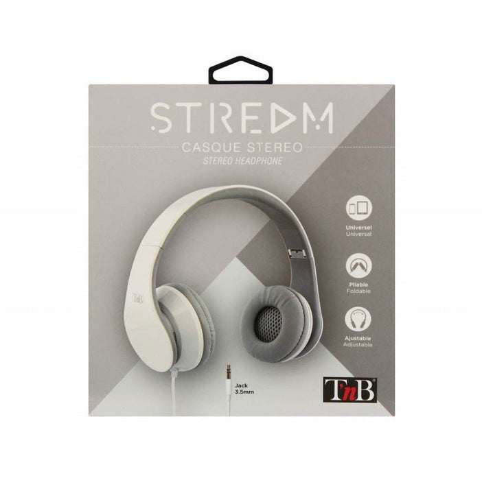 EAN 3303170088135 - T'nB Stream Auriculares Alámbrico Diadema Música Blanco imagen 4