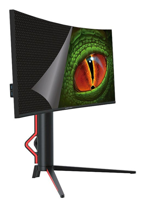 EAN 8435099533023 - KeepOut XGM34UW LED display 86,4 cm (34") 3440 x 1440 Pixeles UltraWide Quad HD Negro, Rojo imagen 5