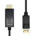 EAN 5714590008364 - ProXtend DP1.2-HDMI30-003 adaptador de cable de vídeo 3 m DisplayPort HDMI Negro imagen 1