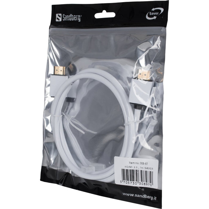 EAN 5705730308970 - Sandberg 308-97 cable HDMI HDMI tipo A (Estándar) Blanco imagen 2