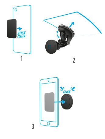 EAN 3700992505817 - Mobilis 044006 soporte Soporte pasivo Teléfono móvil/smartphone, Navegante Negro imagen 5