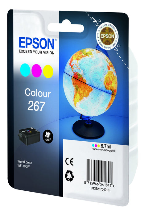 EAN 8715946541853 - Epson Globe C13T26704020 cartucho de tinta 1 pieza(s) Original Cian, Magenta, Amarillo imagen 2