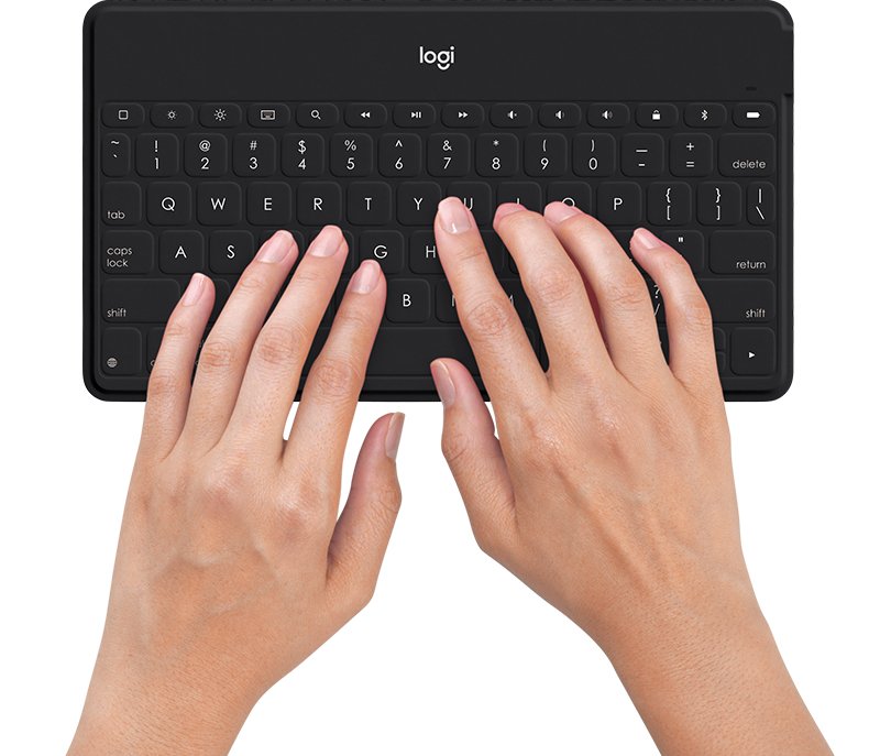 EAN 5099206073456 - Logitech Keys-To-Go AZERTY Francés Bluetooth Negro imagen 2