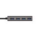EAN 8436574704143 - AISENS A109-0403 hub de interfaz USB 3.2 Gen 1 (3.1 Gen 1) Type-C 5000 Mbit/s Antracita imagen 2