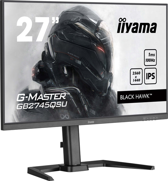 EAN 4948570124756 - iiyama G-MASTER GB2745QSU-B2 pantalla para PC 68,6 cm (27") 2560 x 1440 Pixeles Wide Quad HD LED Negro imagen 3
