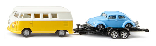 EAN 4006874025671 - Siku VW T1 with trailer and VW Beetle Set de modelos a escala de coches Previamente montado 1:50 imagen 1