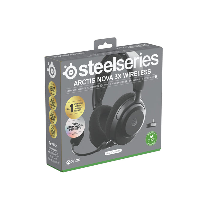 EAN 5707119059572 - Steelseries Arctis Nova 3X Auriculares Inalámbrico Diadema Música/uso diario Bluetooth Negro imagen 6