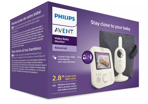EAN 8720689016797 - Philips AVENT SCD882/26 video-monitor para bebés 300 m FHSS Blanco imagen 2