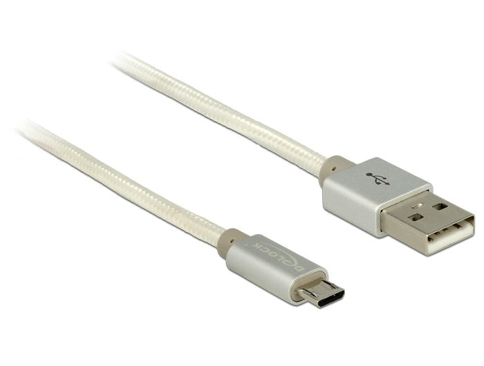 EAN 4043619839155 - DeLOCK 0.5m USB 2.0-A/USB 2.0 Micro-B cable USB 0,5 m USB A Micro-USB B Blanco imagen 1