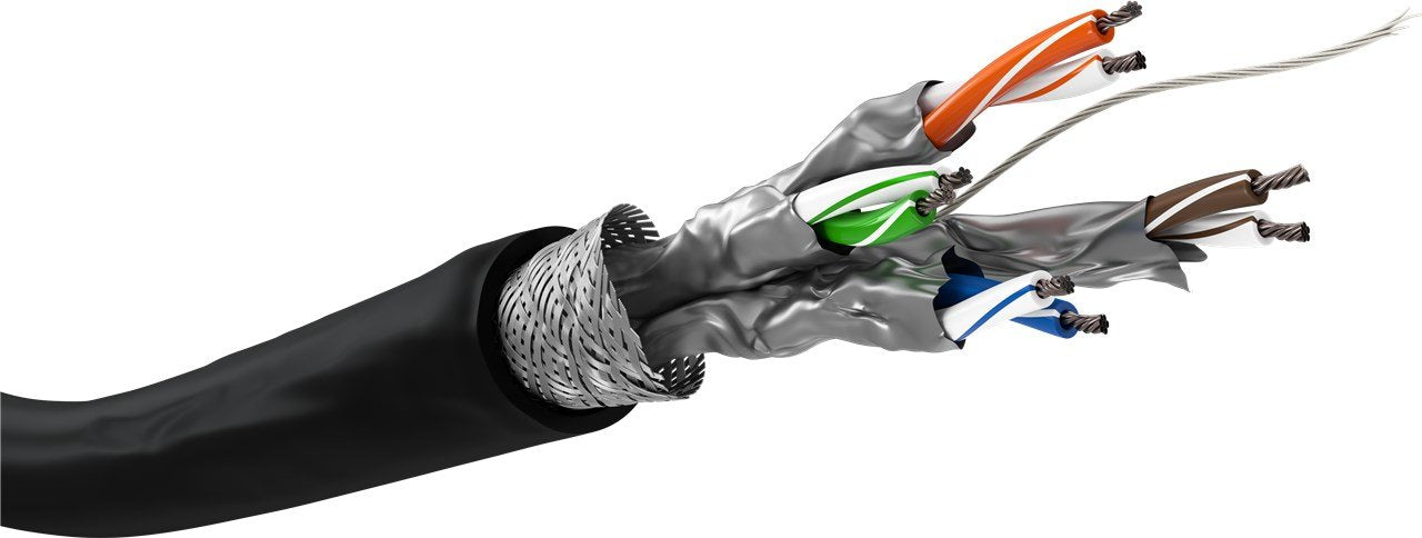 EAN 4040849571954 - Goobay CAT 6 S/FTP 100m cable de red Negro Cat6 S/FTP (S-STP) imagen 2