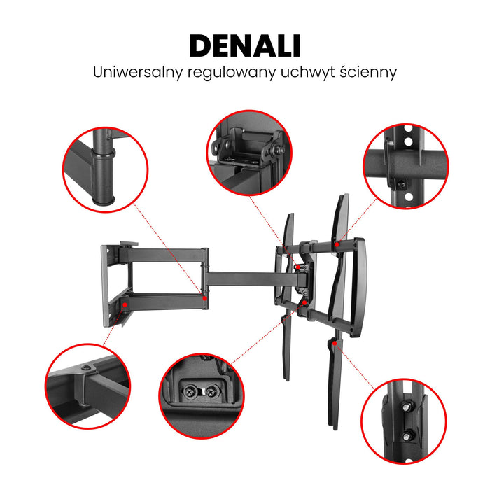 EAN 5901811410079 - Montis Uchwyt TV „DENALI” 37"- 105" MT162 2,67 m (105") Negro imagen 14