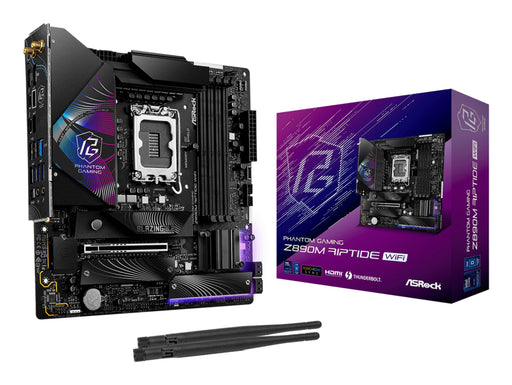 EAN 4710483949722 - Asrock Phantom Gaming Z890M Riptide WiFi Intel Z890 LGA 1851 (Socket V1) micro ATX imagen 1