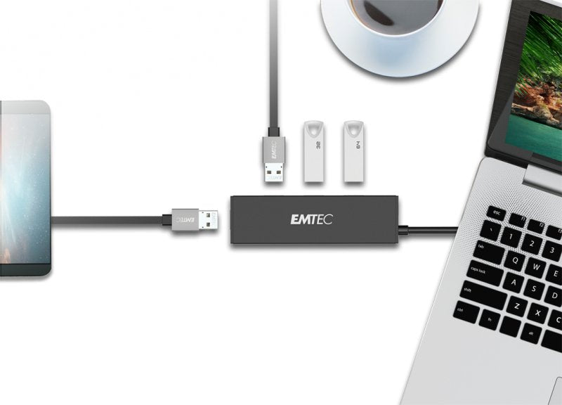 EAN 3126170164223 - Emtec T620A Type-A Classic Hub USB 3.2 Gen 1 (3.1 Gen 1) Type-A imagen 3