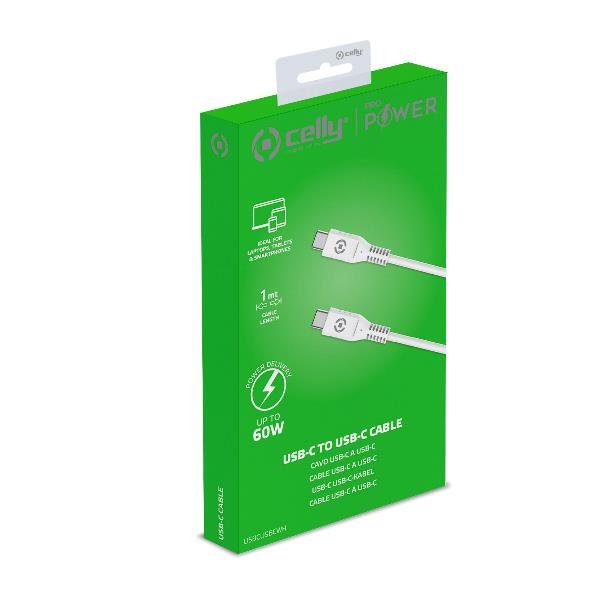 EAN 8021735764533 - Celly USBCUSBCWH cable USB 1 m USB C Blanco imagen 4