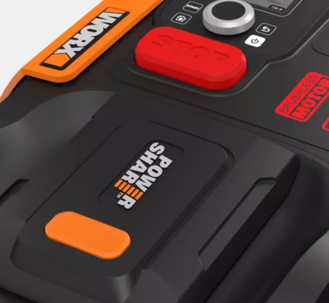 EAN 6943475869809 - WORX WR167E cortadora de césped Robot cortacésped Batería Negro, Naranja imagen 3