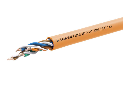EAN 5715063471654 - Lanview LVN122005 cable de red Naranja 305 m Cat5e U/UTP (UTP) imagen 1
