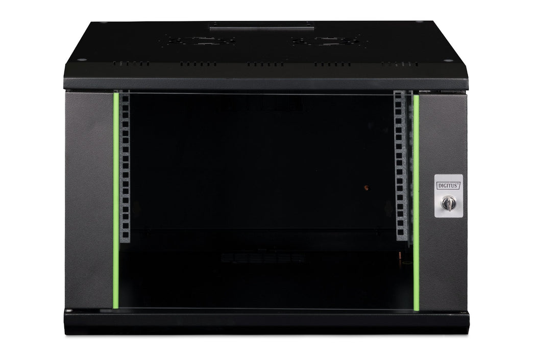 EAN 4016032257622 - Digitus DN-19 07U-6/6-SW armario rack 7U Bastidor de pared Negro imagen 3