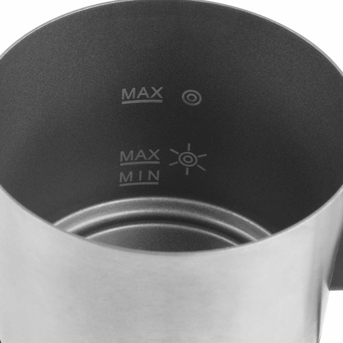 EAN 8421078038146 - JATA JECL1900 espumador o calentador de leche Automático Negro, Acero inoxidable imagen 7