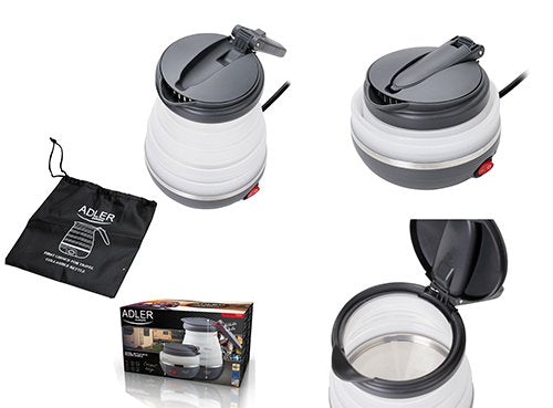 EAN 5902934831512 - Adler AD 1279 tetera eléctrica 0,6 L 750 W Negro, Blanco imagen 9