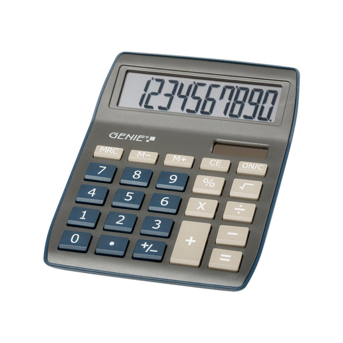 EAN 4015468126427 - Genie 840 DB calculadora Escritorio Pantalla de calculadora Azul, Gris imagen 3