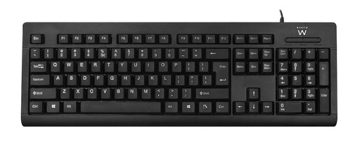 EAN 8054392616969 - Ewent EW3190 teclado Universal USB QWERTY Internacional de EE.UU. Negro imagen 1