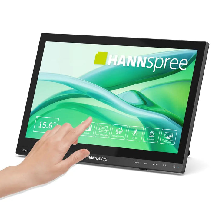 EAN 4711404025013 - Hannspree HT165HPB pantalla para PC 39,6 cm (15.6") 1920 x 1080 Pixeles Full HD LCD Pantalla táctil Negro imagen 1