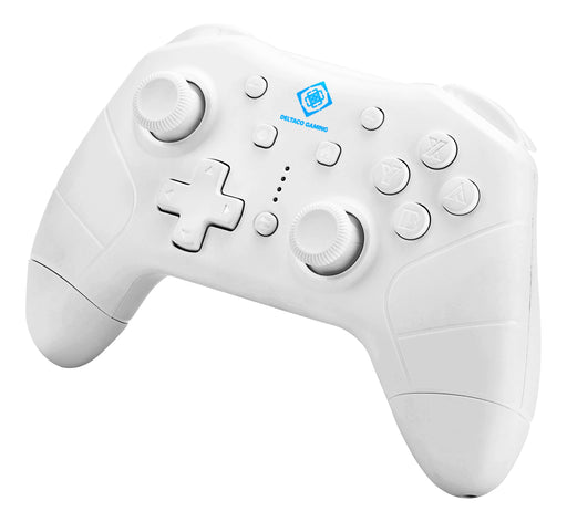 EAN 7333048057167 - Deltaco Gaming GAM-103-W mando y volante Blanco Bluetooth/USB Gamepad Analógico Android, Nintendo Switch, imagen 1
