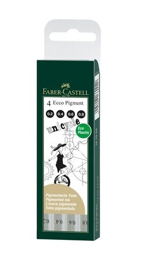 EAN 4005401670049 - Faber-Castell 167004 rotulador de punta fina Negro 4 pieza(s) imagen 1