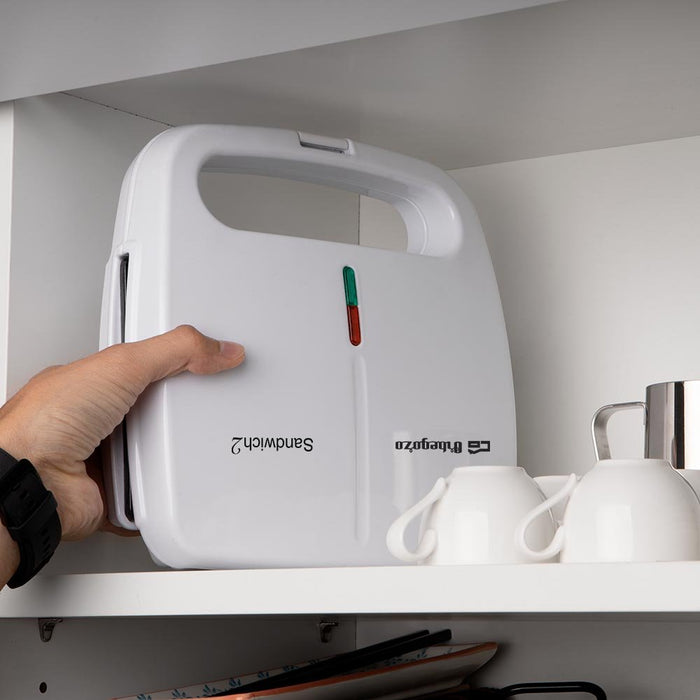 EAN 8435568405837 - Orbegozo SW 4915 sandwichera 800 W Blanco imagen 8