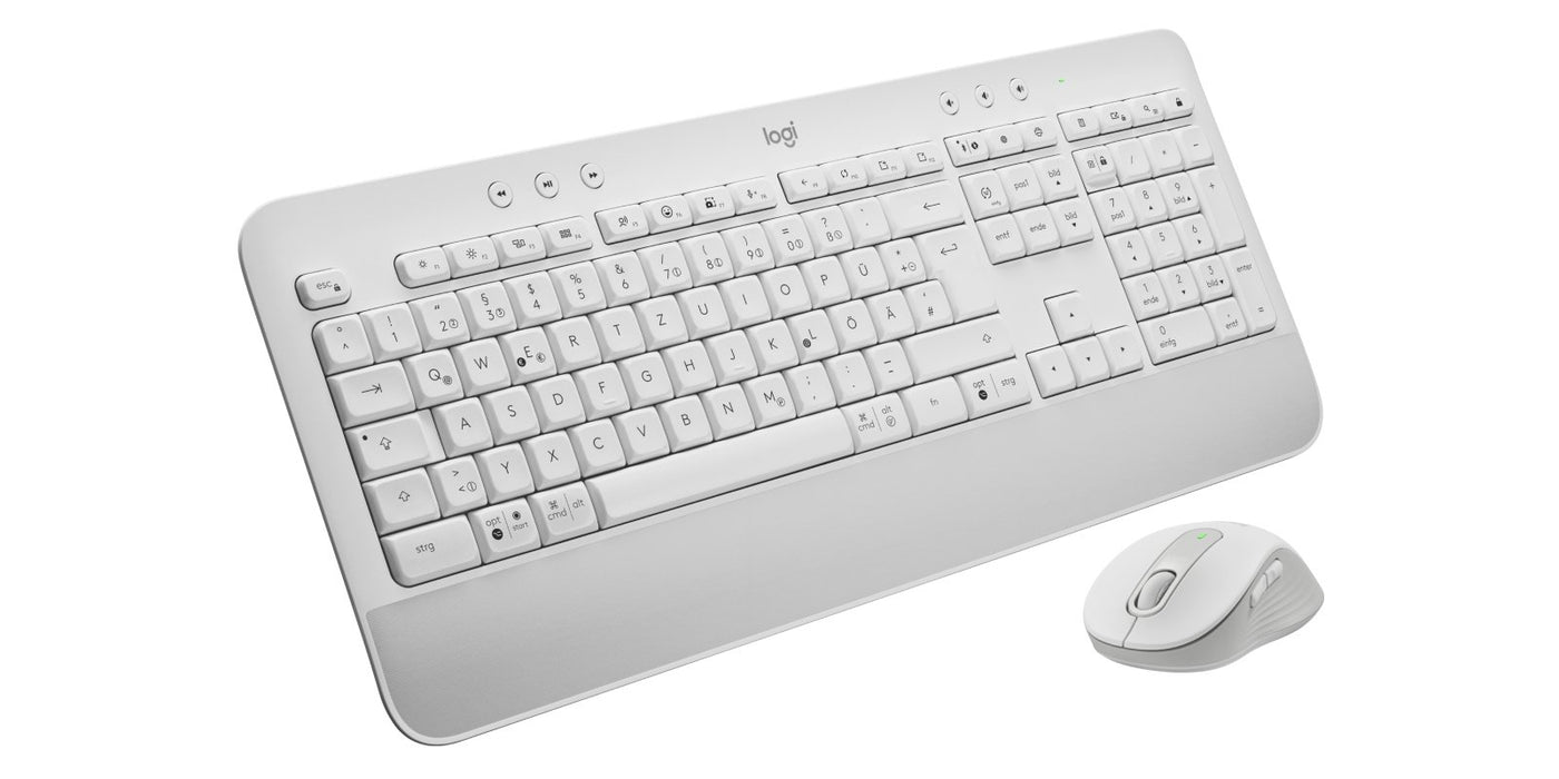 EAN 5099206105324 - Logitech 920-011022 teclado Ratón incluido Oficina Bluetooth QWERTZ Alemán Blanco imagen 1