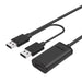 EAN 4894160032324 - UNITEK Y-278 cable USB USB 2.0 10 m 2 x USB A USB A Negro imagen 1