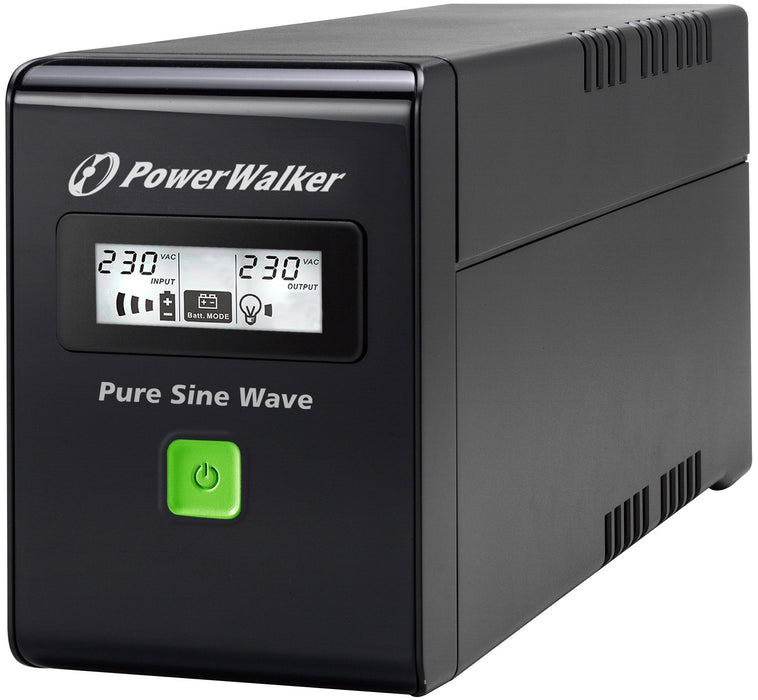 EAN 4260074976298 - PowerWalker VI 600 SW sistema de alimentación ininterrumpida (UPS) Línea interactiva 0,6 kVA 360 W 2 sali imagen 1