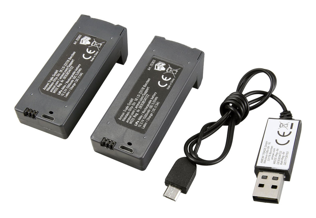 EAN 4262500343414 - Amewi X4KPro 4 rotores Cuadricóptero 3840 x 2160 Pixeles 1500 mAh Gris imagen 8