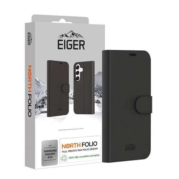EAN 5055821773751 - EIGER EGCA00572 funda para teléfono móvil 16,5 cm (6.5") Folio Negro imagen 1