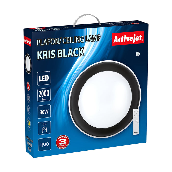 EAN 5901443112693 - Activejet Plafon LED AJE-KRIS Black + pilot iluminación de techo Bombilla(s) no reemplazable(s) 30 W G imagen 3