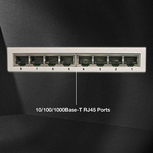 EAN 4002888205450 - Lindy 25045 switch Gestionado Gigabit Ethernet (10/100/1000) Energía sobre Ethernet (PoE) Plata imagen 2
