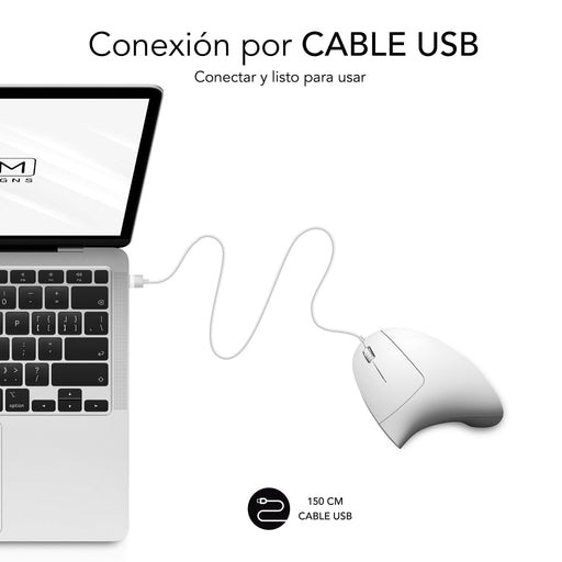 EAN 8436586743048 - SUBBLIM SUBMO-EDGVU02 ratón Universal mano derecha USB tipo A Óptico 1600 DPI imagen 2